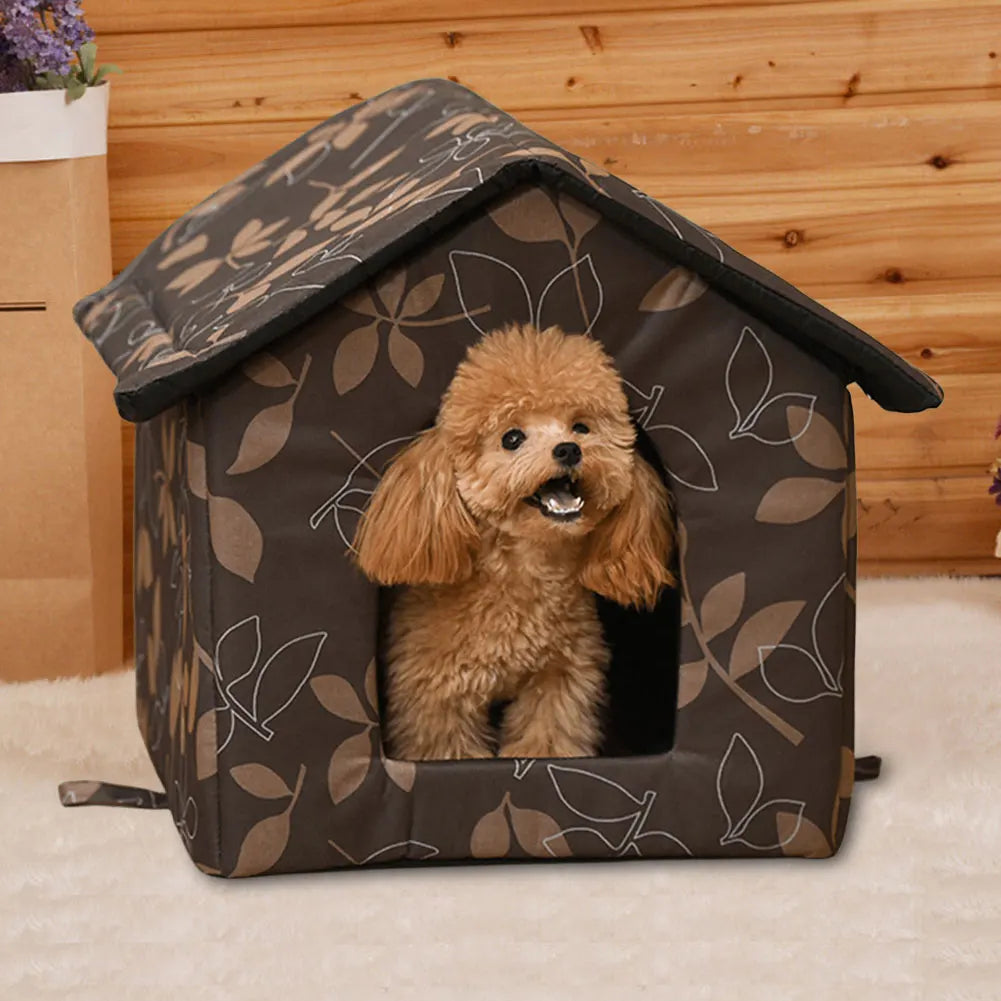 Waterproof Pet Bed House – Puppy Kennel & Kitten Cave Hut