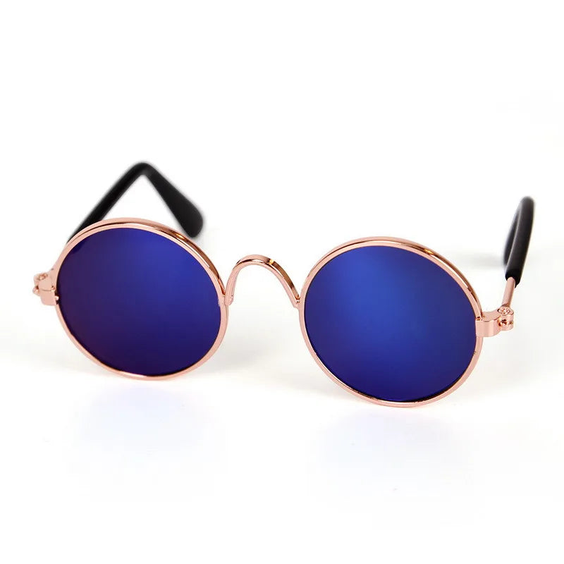 Vintage Round Pet Glasses for Dogs & Cats | Photo Props
