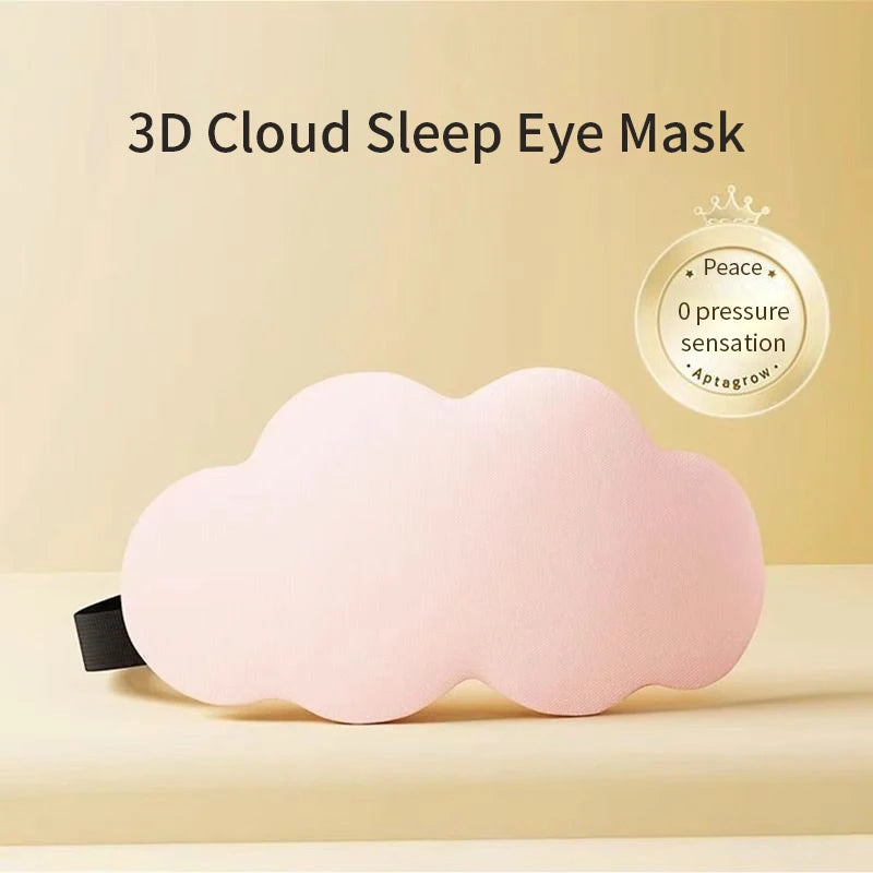 Cloud Shape Sleep Mask – 100% Light Blocking Eye Cover