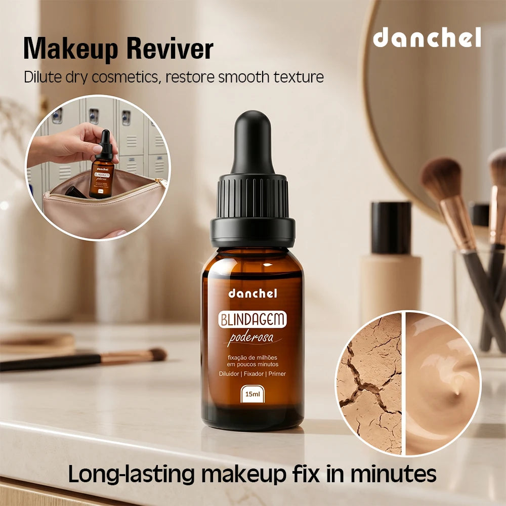 Multi Effect Pre Makeup Drop Long Lasting Hold Makeup Super Waterproof 3-in-1 Pre Makeup Base, Setting, Makeup Dilution Repair Peaceful Pleasures Health and Wellness
