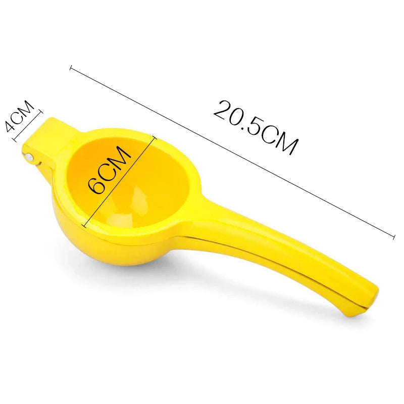 Manual Juice Squeezer Aluminum Alloy Hand Pressure Juicer Pomegranate Orange Lemon Sugar Cane Juice Kitchen Bar Fruit Tools Acce Peaceful Pleasures Health and Wellness Light Yellow