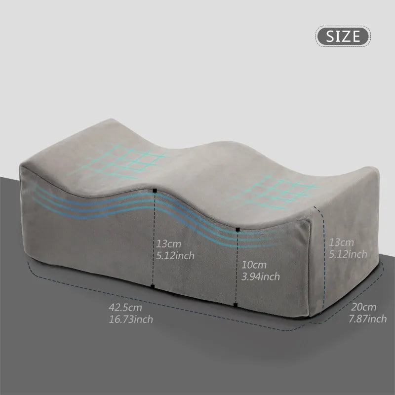 Ergonomic Memory Foam Leg Support Pillow | Comfort & Massage
