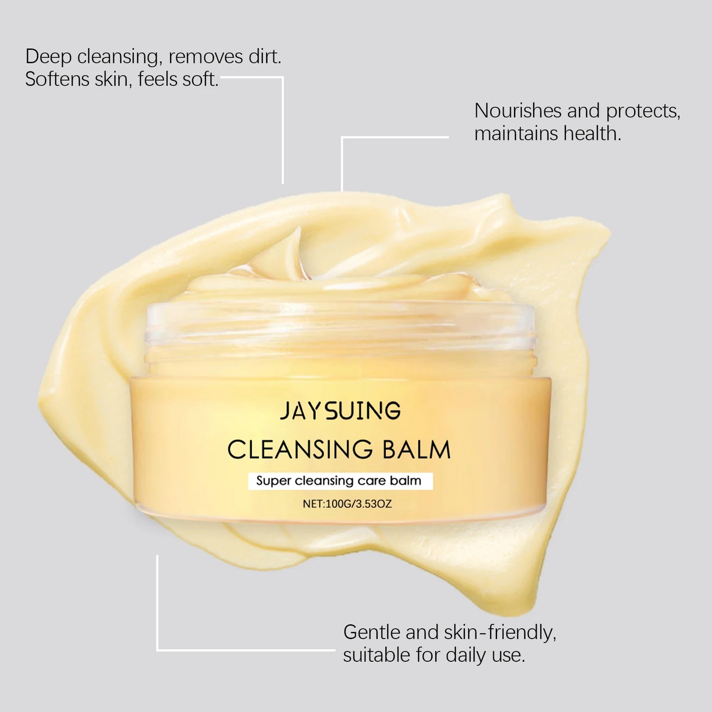 Jaysuing Cleansing Balm Makeup Remover – Brighten & Hydrate