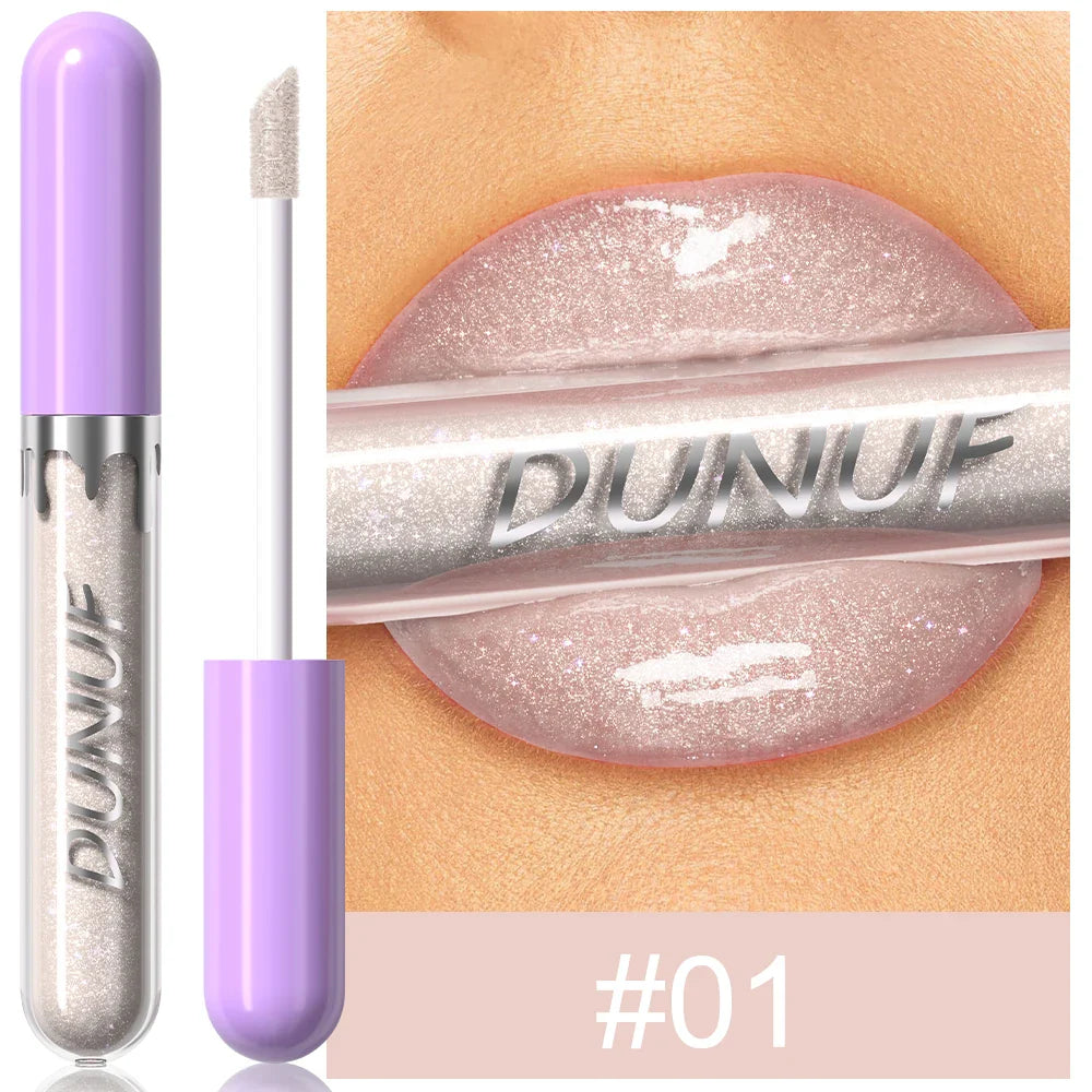 DUNUF Pearl Lip Gloss – Moisturizing, Waterproof & Long-Lasting