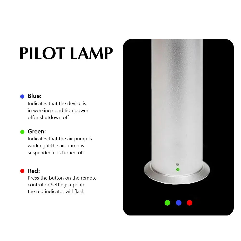 NAMSTE Metal Luxury Essential Oil Diffuser – 200m³ Aroma Oasis Peaceful Pleasures Health and Wellness