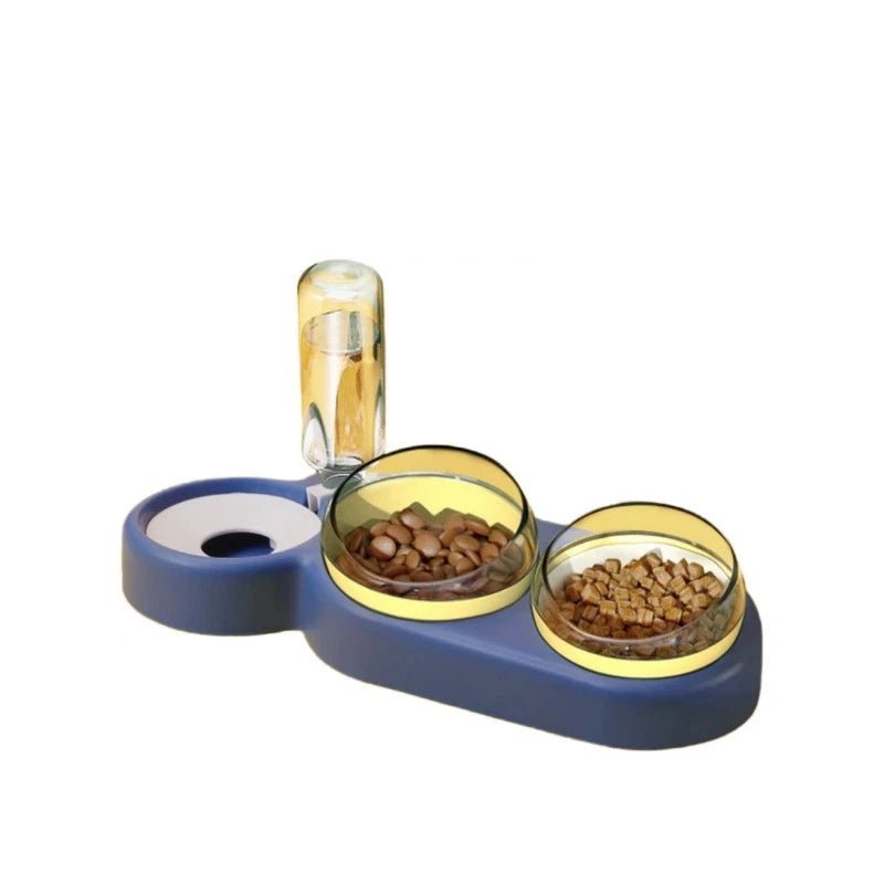 Pet Automatic Feeders 3 Bowl Water Dispenser Large-diameter Dog Basin