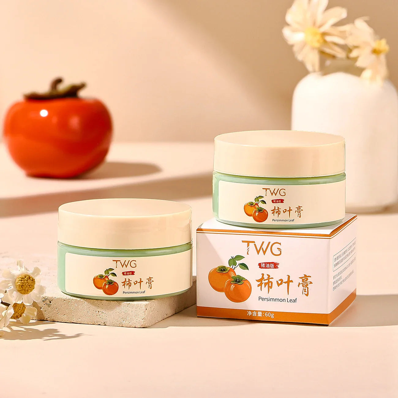 Persimmon Leaf Face Cream – Hydrating & Moisturizing Ointment
