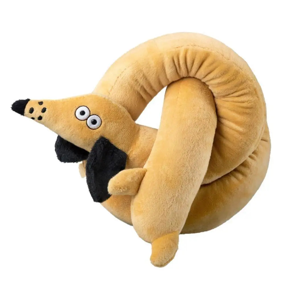 Dachshund Squeaky Plush Dog Toy – 100cm Chew & Tug Toy