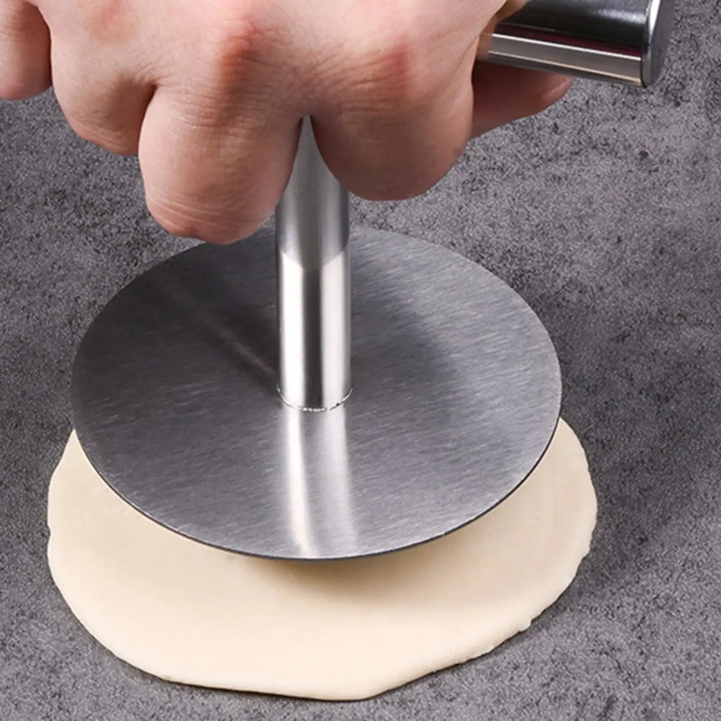 Stainless Steel Hamburger Press & Non-Stick Patty Maker