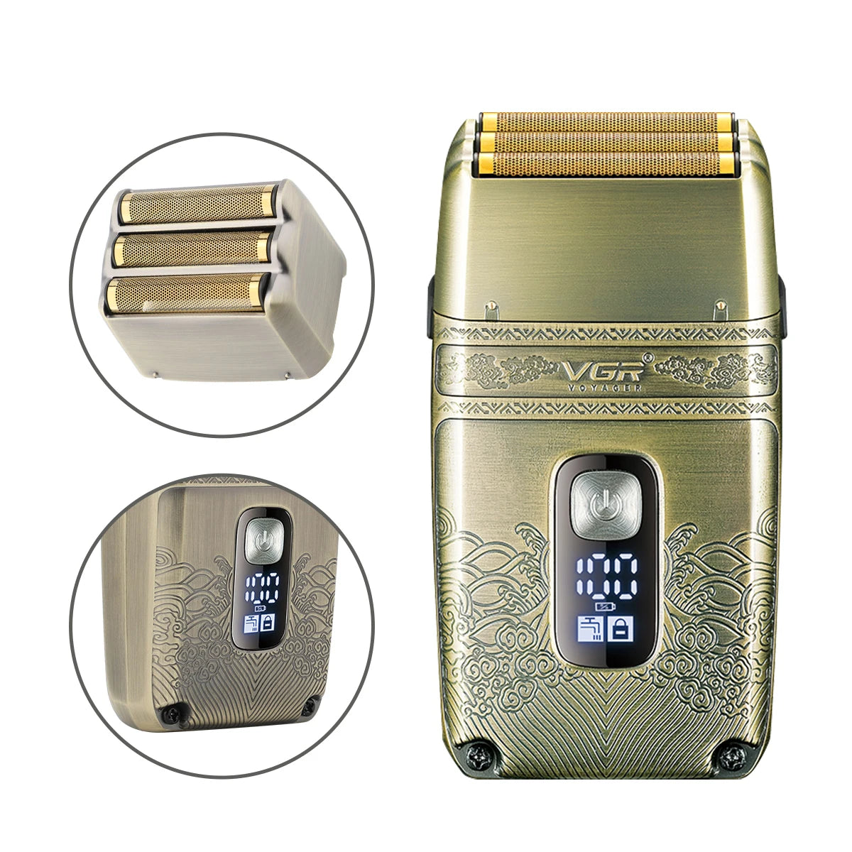 VGR V-335 Professional Waterproof Electric Shaver & Beard Trimmer