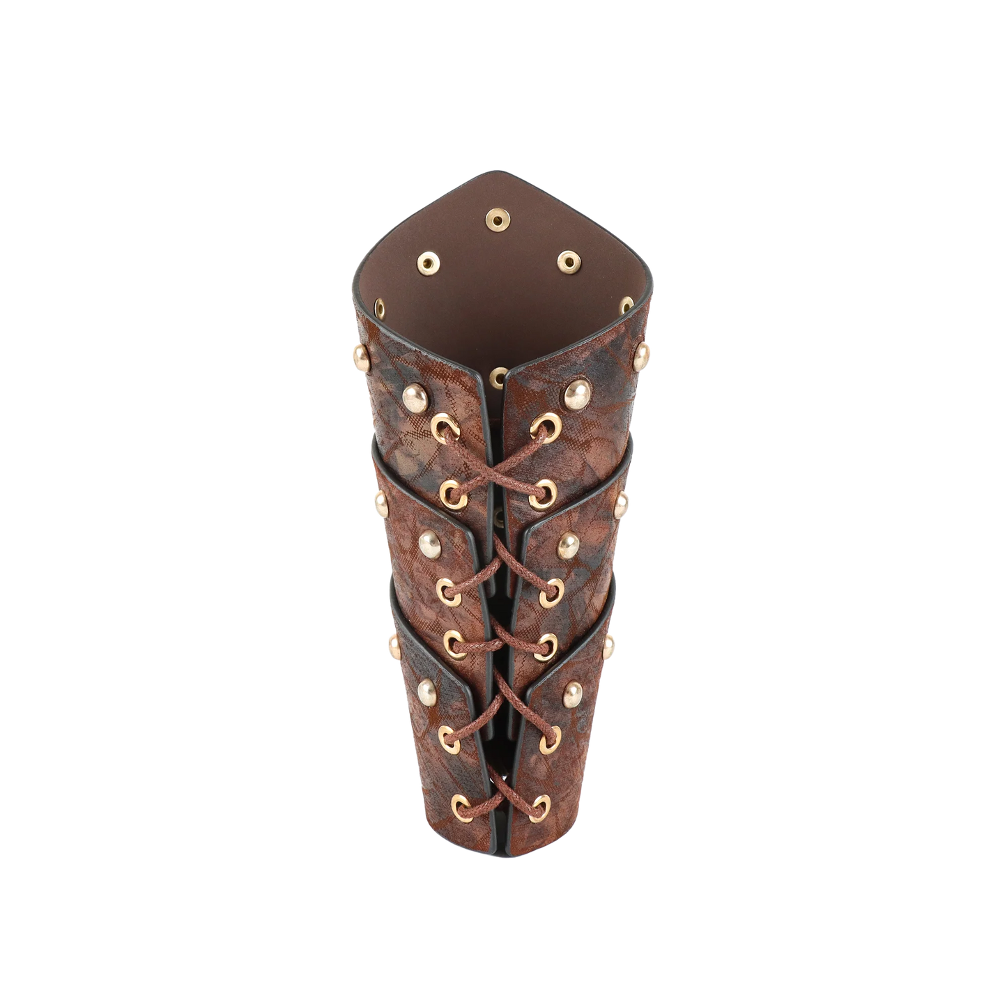 UYEE Medieval Viking Warrior Leather Bracer Steampunk Fur Elf LARP