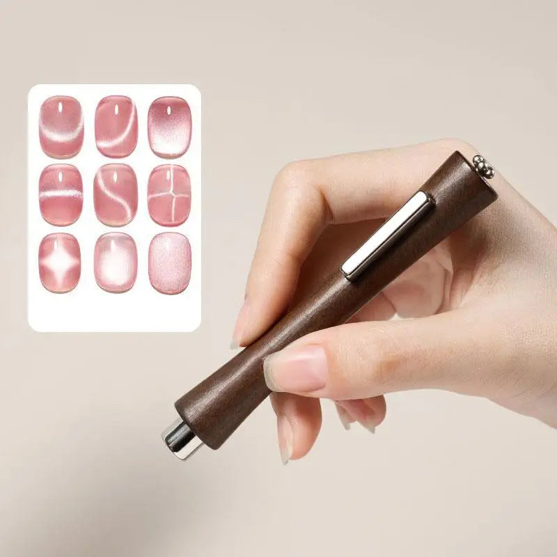 3 IN 1 Multi-function Cat Eye Magnet For Nail Art Design Strong Magnetic Stick Create Flower-shaped Nail Effects Magnetic Tool Peaceful Pleasures Health and Wellness