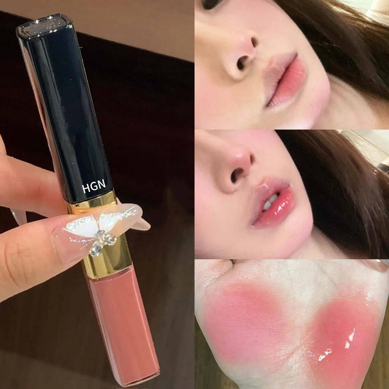 2-in-1 Matte & Mirror Lip Gloss | Double-Ended Lip Glaze