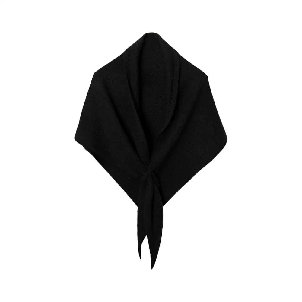 Women's Triangle Scarf Shawl – Wool Blend Warm Shoulder Wrap