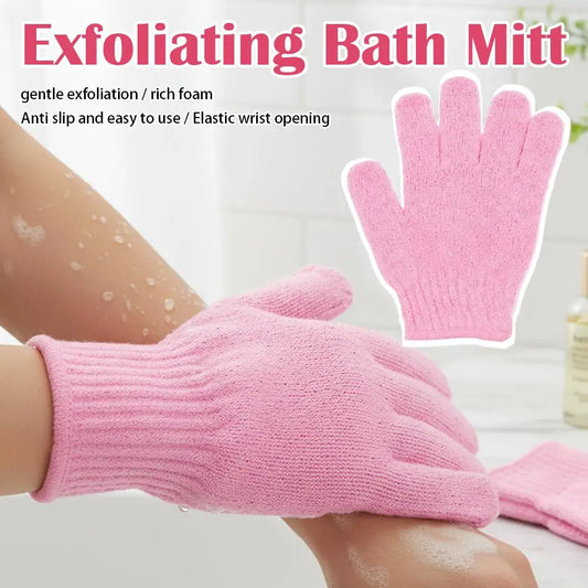 Exfoliating Bath Gloves – Deep Scrub Body Scrubber for Shower Exfoliating Bath Gloves Oasis Select