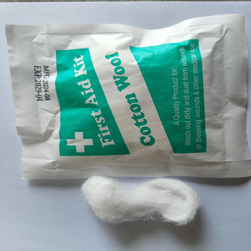 Disposable Absorbent Cotton Balls 10-Pack | First Aid & Skin Care