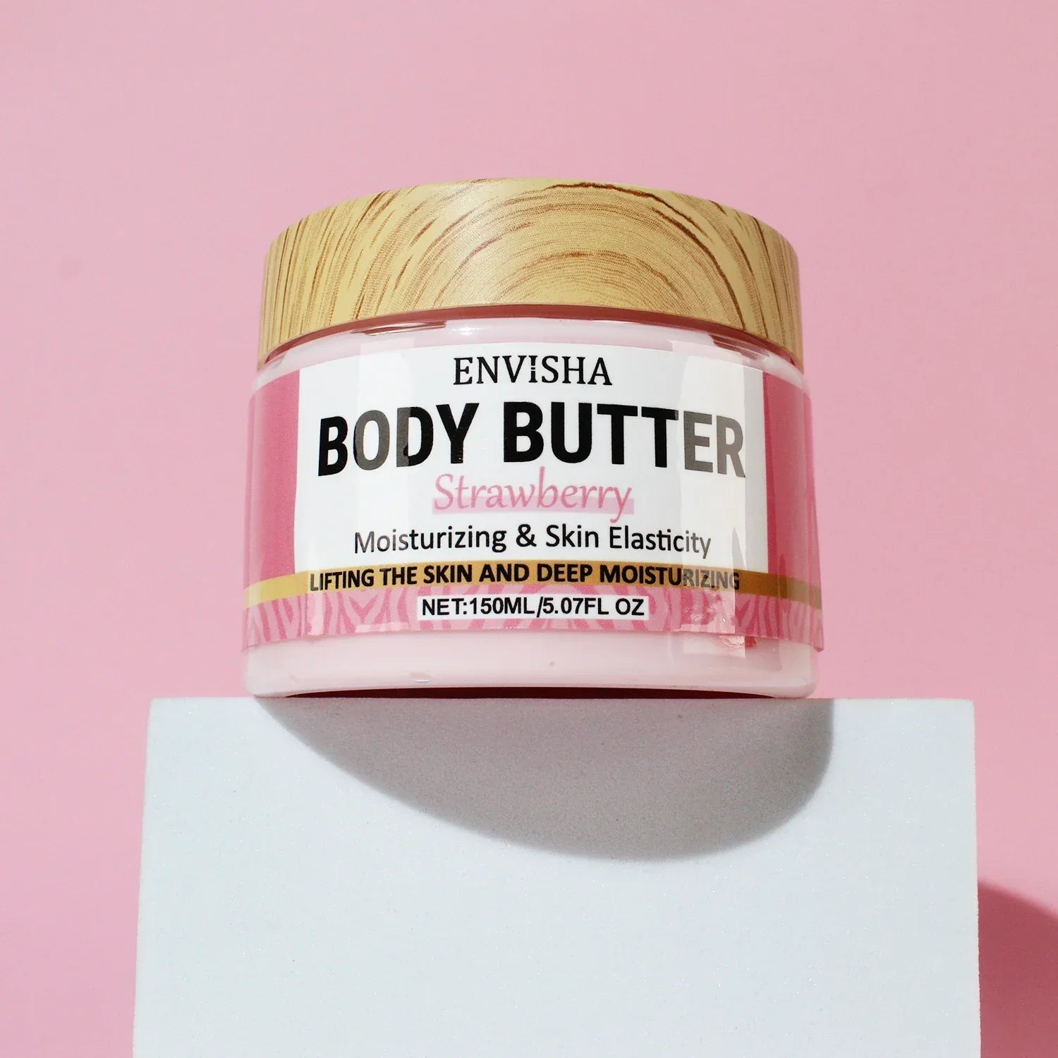 Strawberry Body Butter Lotion – Moisturizing & Brightening Cream Peaceful Pleasures Health and Wellness
