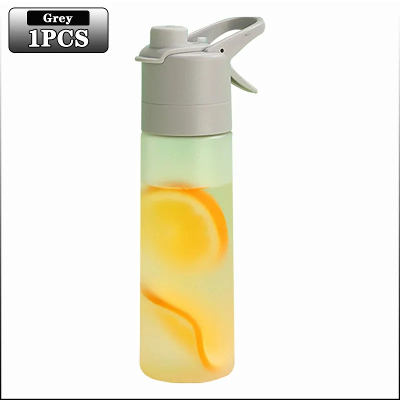 650ml Mist Spray Water Bottle with Straw – BPA-Free Reusable