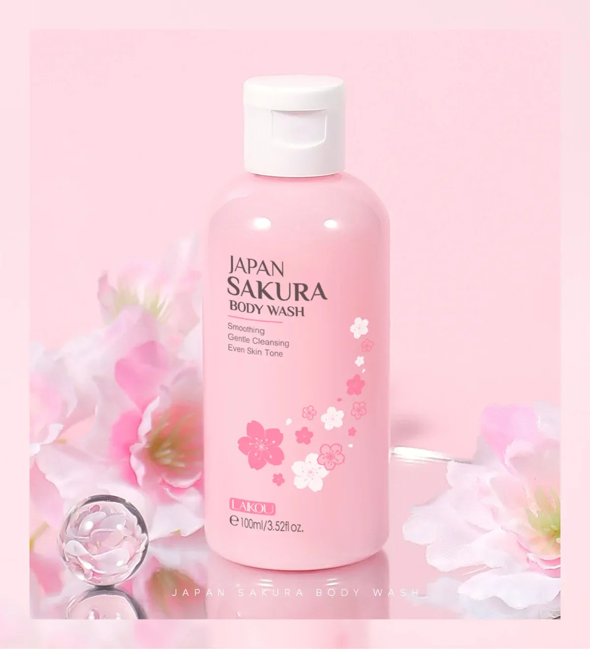 LAIKOU Sakura Shower Gel – Moisturizing Cherry Blossom Body Wash