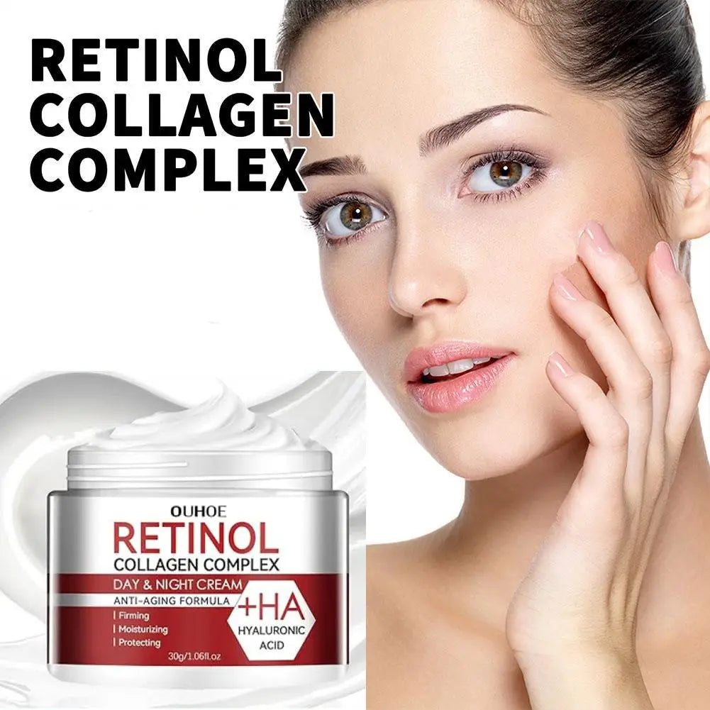 LAIKOU Retinol & Collagen Face Cream – 30g Brightening Hydrating Night Cream for Face & Under Eye, 1/2/3-Pack Peaceful Pleasures Health and Wellness