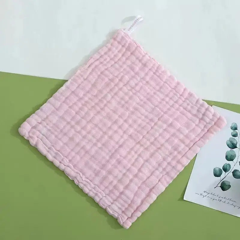 5-Pack Baby Muslin Washcloths | 6-Layer Soft Cotton Gauze Towels