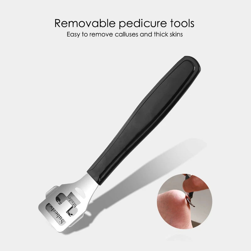 10-in-1 Stainless Steel Pedicure Set | Callus Remover Foot File
