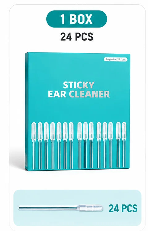 Silicone Ear Wax Cleaner & Sticky Ear Pick Kit – 24 Pcs