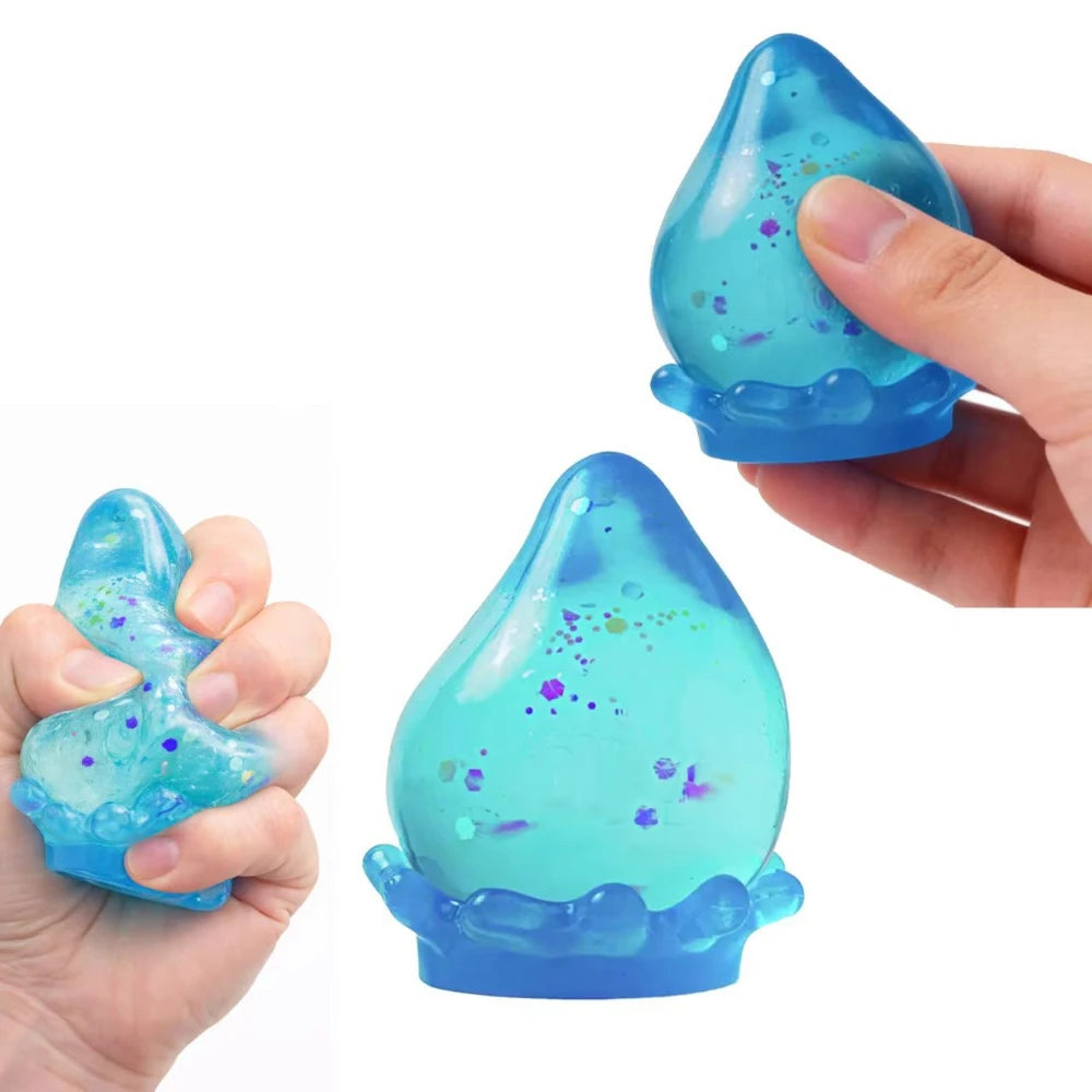 Water Drop Squishy Slow Rising Sensory Fidget Toy | Kids & Adults