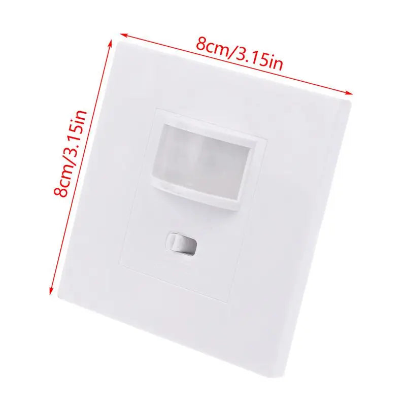 Load 7-10M Distance Infrared PIR Motion Sensor Switch 110~240V Wall Mounted Pir Infrared Motion Sensor Switch For LED Light Lamp Peaceful Pleasures Health and Wellness one size 0
