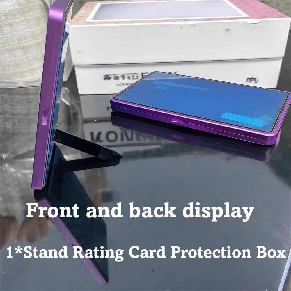 PSA/CGC Graded Card Case | Magnetic UV Glass Display Stand