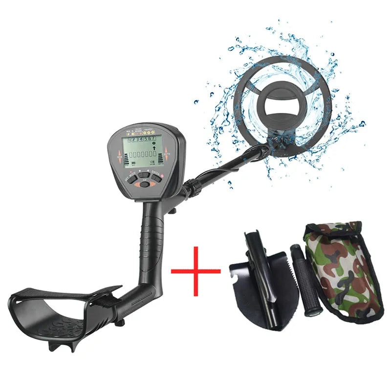 MD830 Metal Detector Underground Depth 2.5m Scanner Search High precision Gold Detector Treasure Hunter Detecting Pinpointer Peaceful Pleasures Health and Wellness With sand shovel