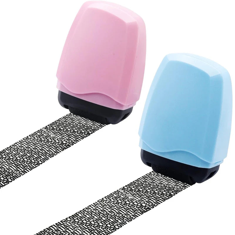 Identity Theft Protection Roller Stamp Identity Prevention Theft Stamp Rolling Security Stamp For Privacy Protection ID Blockout Peaceful Pleasures Health and Wellness