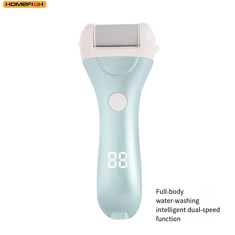 Electric Foot File Callus Remover – USB Rechargeable + 3 Heads Electric Foot File Peaceful Pleasures Health and Wellness