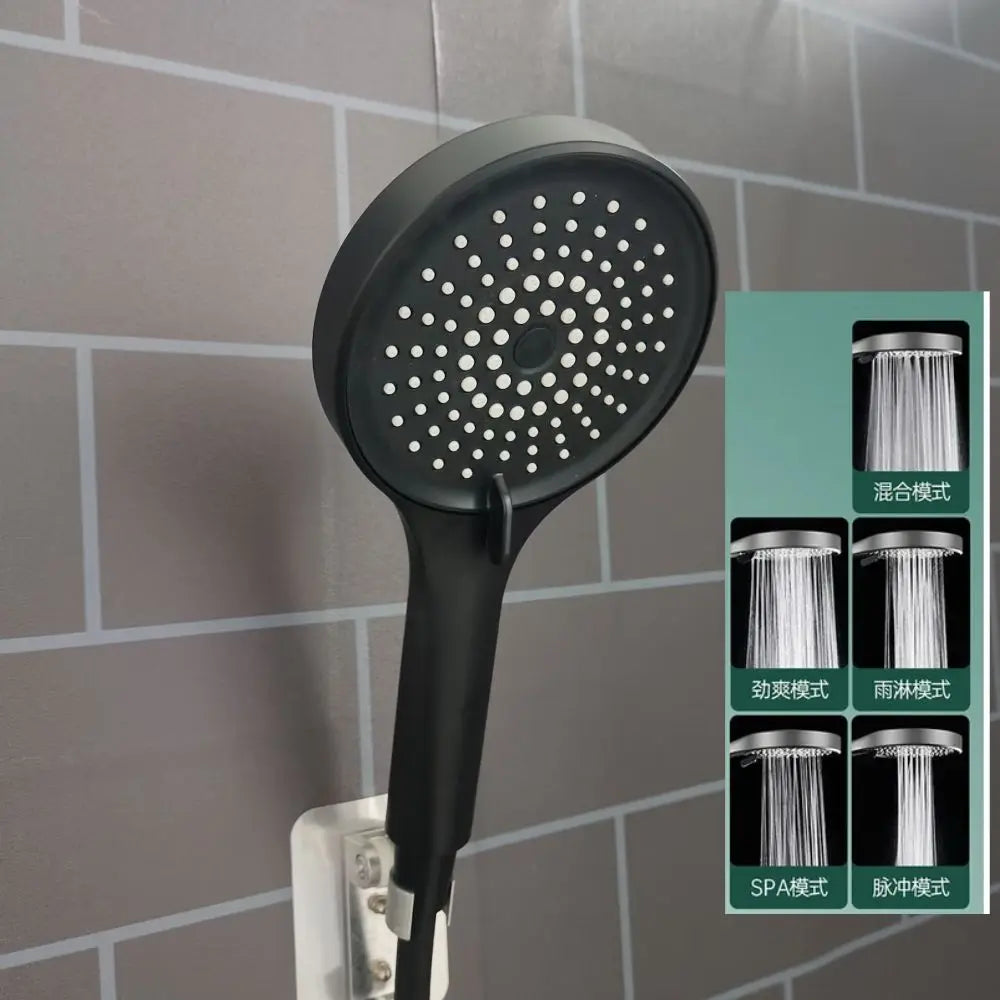 12CM Handheld Shower Head | 3-Function Rainfall & Water Saving