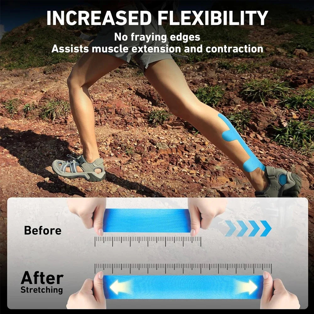 10PCS Kinesiology Achilles Tendon Tape,Provide Support for Ankle Achilles,Elastic Athletic Tape,Breathable K Tape for Daily use Peaceful Pleasures Health and Wellness