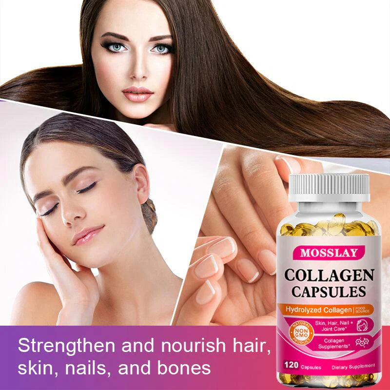 Collagen Capsules with Hyaluronic Acid & Vitamin C | Xemenry