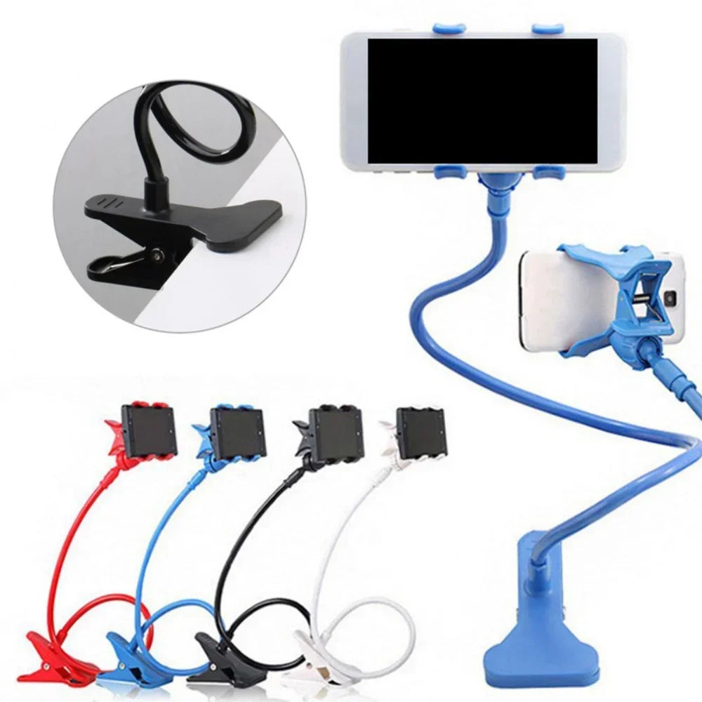 Universal Long Arm Phone Holder – Bedside & Desktop Clamp Stand