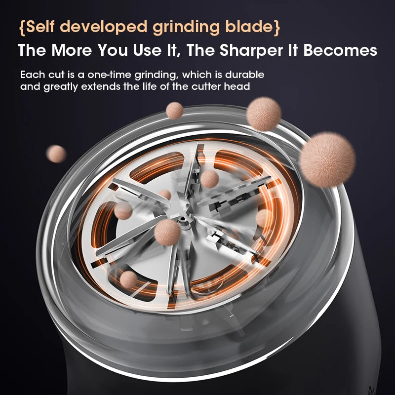 Rechargeable Portable Electric Hair Ball Trimmer LED Display High Capacity Household Lint Remover Clothes Shaver for Clothing Peaceful Pleasures Health and Wellness