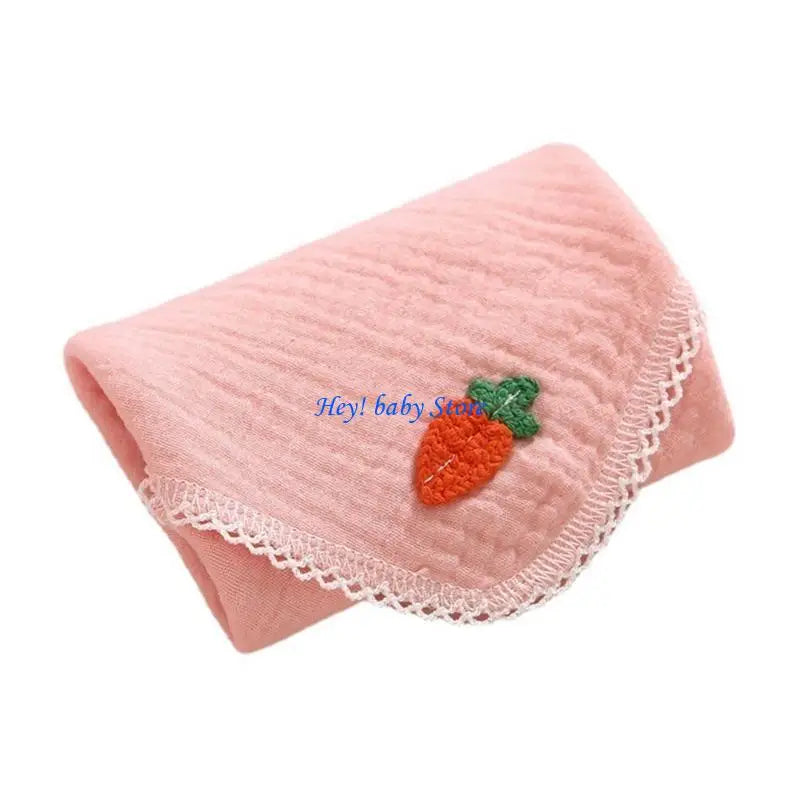 Muslin Baby Burp Cloths | Soft Wash Cloth & Infant Bib