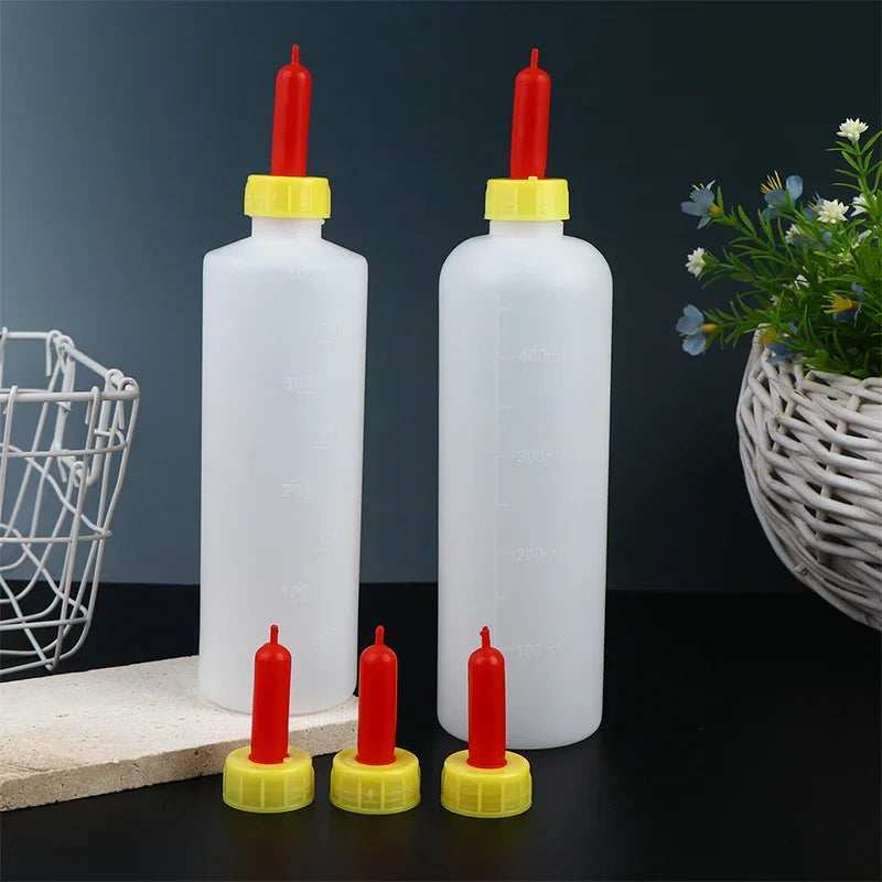 Lamb Feeding Bottle 400/500ml + 3 Nipples | Calf Piglet Goat