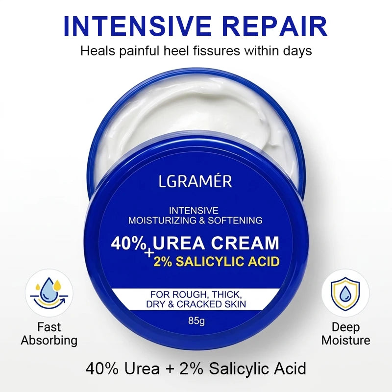 40% Urea + 2% Salicylic Acid Foot & Hand Cream | Cracked Heel
