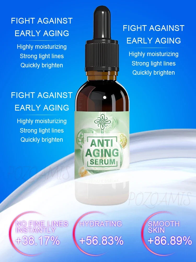 POZOAMIS Anti-Aging Face Serum | Wrinkle & Moisturizing