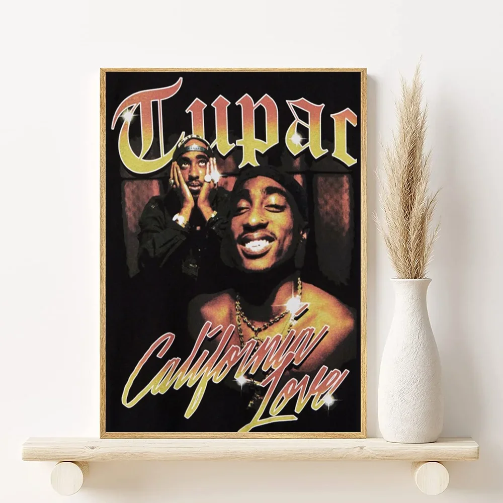 2Pac Minimalist Canvas Poster | Hip-Hop Wall Art Decor