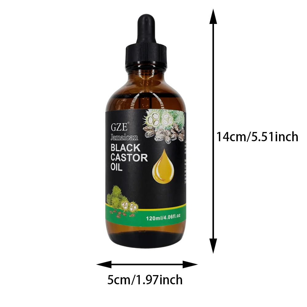 GZE Jamaican Black Castor Oil – Hair, Lash & Scalp Care Hair & Lash Oil Peaceful Pleasures Health and Wellness
