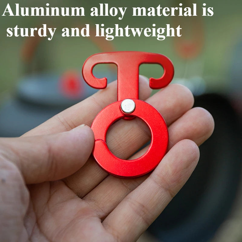 Aluminum Alloy Adjustable Tent Rope Buckles | 2-Pack Cord Lock Tent Rope Buckle Peaceful Pleasures Health and Wellness