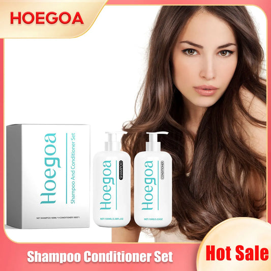 HOEGOA Shampoo & Conditioner Set – Moisturize & Repair All Hair Shampoo Conditioner Set Oasis Select