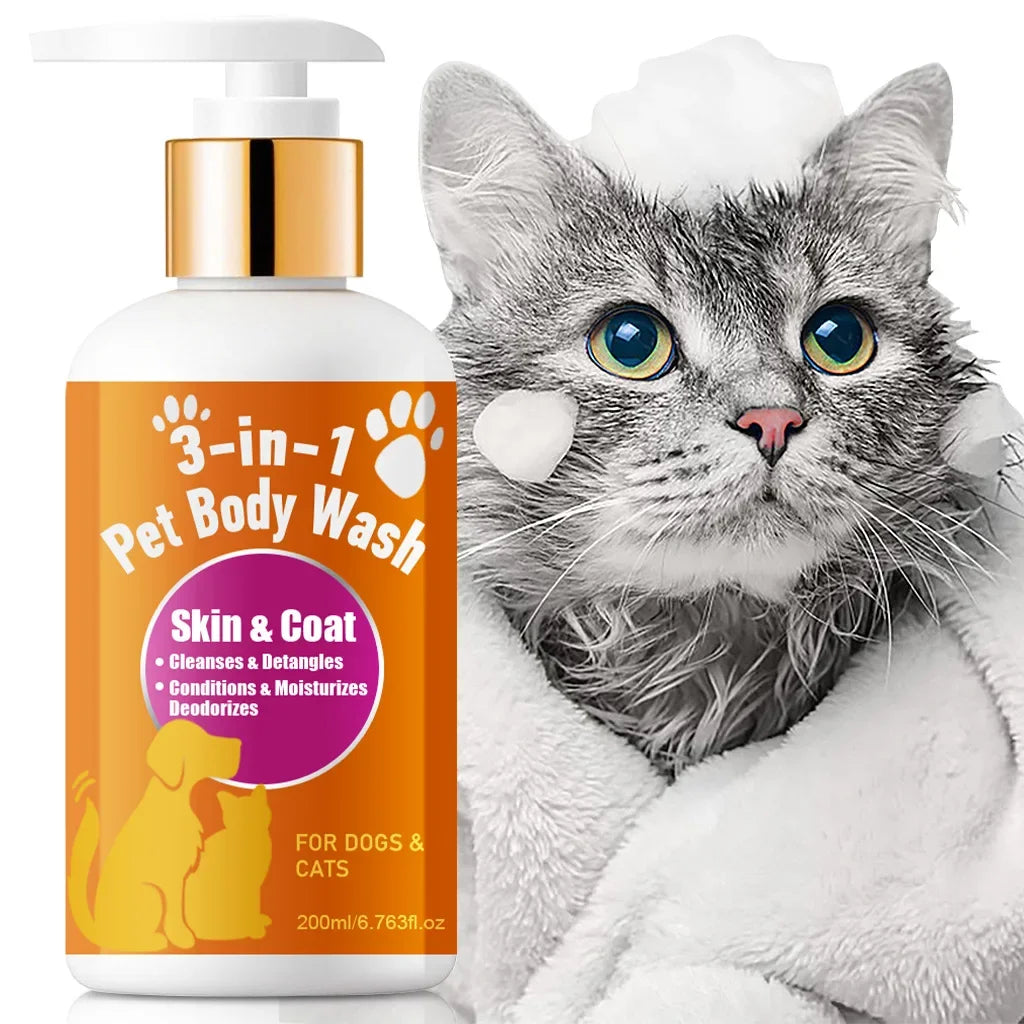 3-in-1 Pet Body Wash – Cleanse, Moisturize & Deodorize
