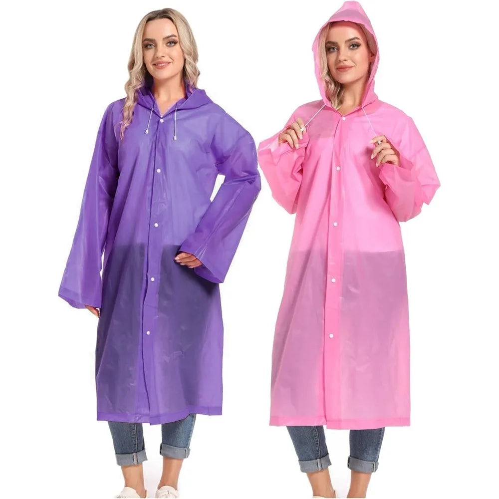 Waterproof Hiking Poncho – Portable Adult Rain Coat