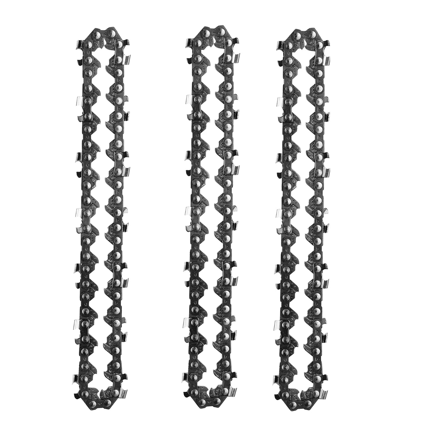 6 Inch/4inch/8inch Mini Steel Chainsaw Chain Electric Electric Saw Accessory Replacement Electric Chain Saw Chain Peaceful Pleasures Health and Wellness 4inch 3pcs
