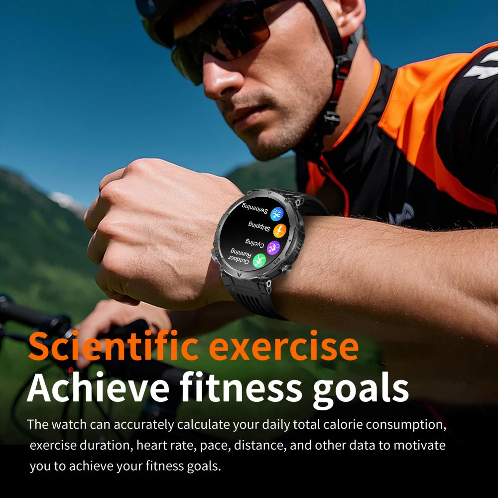 Wonlex GPS Smart Watch AMOLED Bluetooth Call Heart Rate 100+ Sports